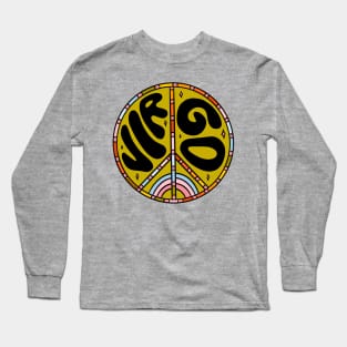 Virgo Peace Sign Long Sleeve T-Shirt